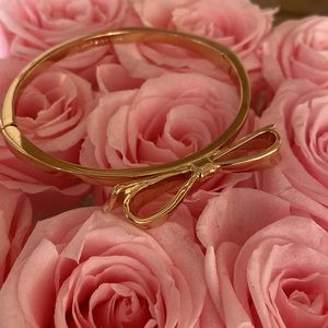Kate Spade rose gold bow bracelet